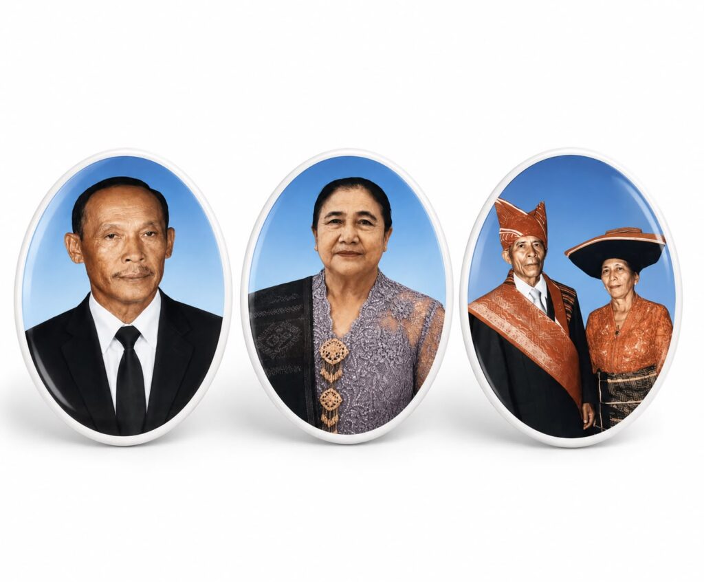 Contoh foto keramik nisan porcelain